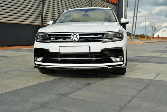 Maxton Design VW Tiguan Mk2 R-Line Front Splitter Lip - MODE Auto Concepts