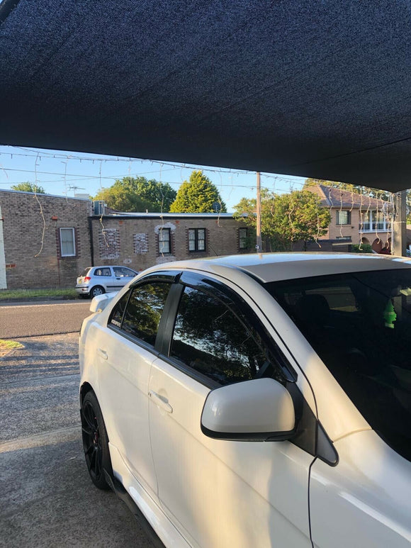 ABW Window Visors | Weather Shields suit 2008 - 2017 Mitsubishi Lancer CJ Ralliart Evo X - MODE Auto Concepts