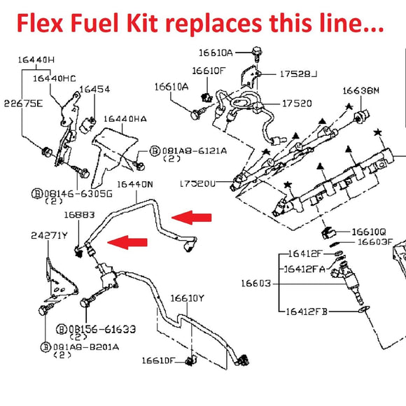 Fuel-It FLEX FUEL KIT for INFINITI Q50 AND Q60 -- Bluetooth & 5V - MODE Auto Concepts