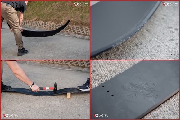 Maxton Design Racing Durability Front Splitter VW Golf MK7 GTI Front Lip - MODE Auto Concepts